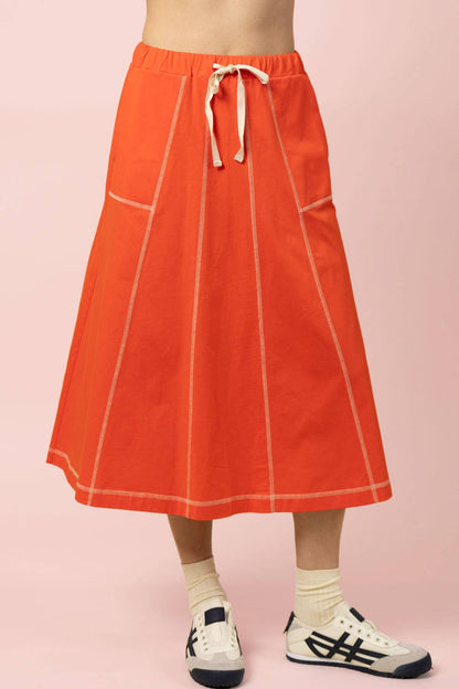Andie Skirt in Tomato- Misses (M)