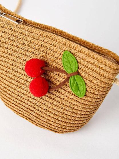 Cherry Accent Crossbody Bag- Girls