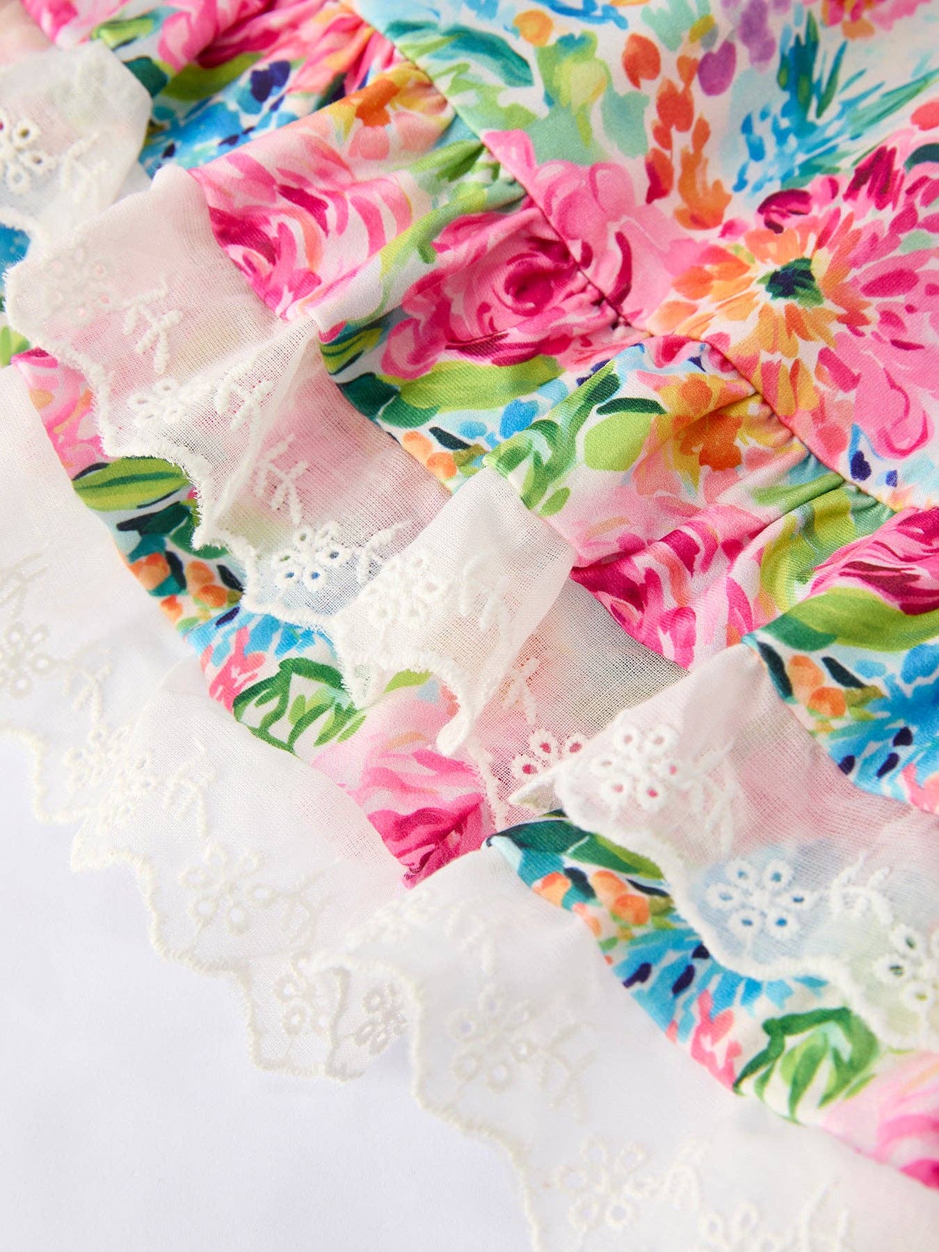 Avielle Dress in Pink Multi- Girls (2-7)