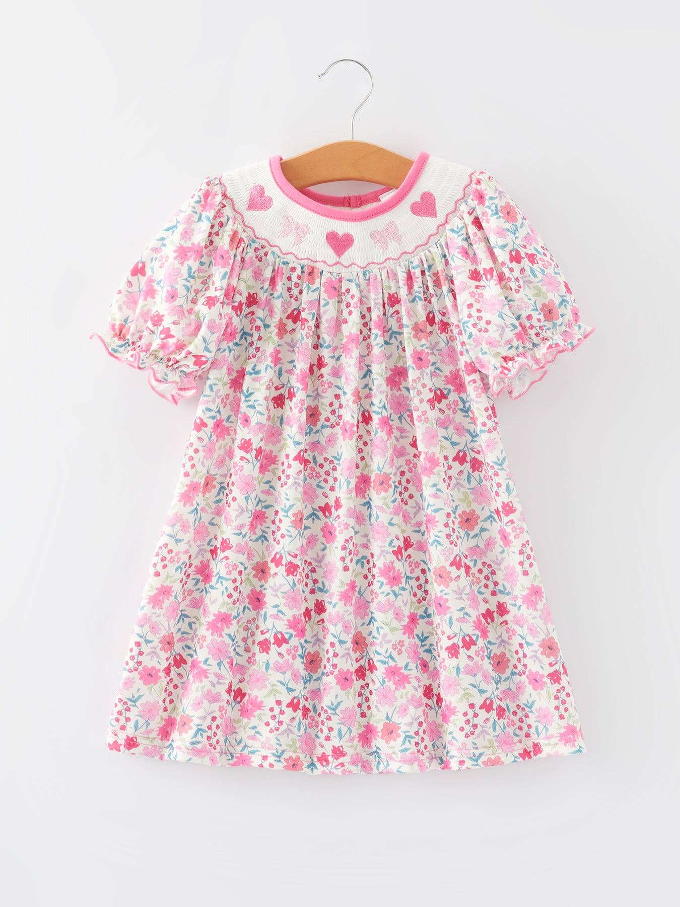 Alanna Dress in Pink- Girls (6-7)