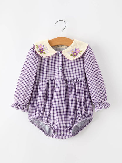 Violet Meadow Romper in Purple- Infant (3M-18M)