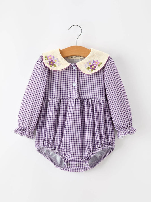 Violet Meadow Romper in Purple- Infant (3M-18M)