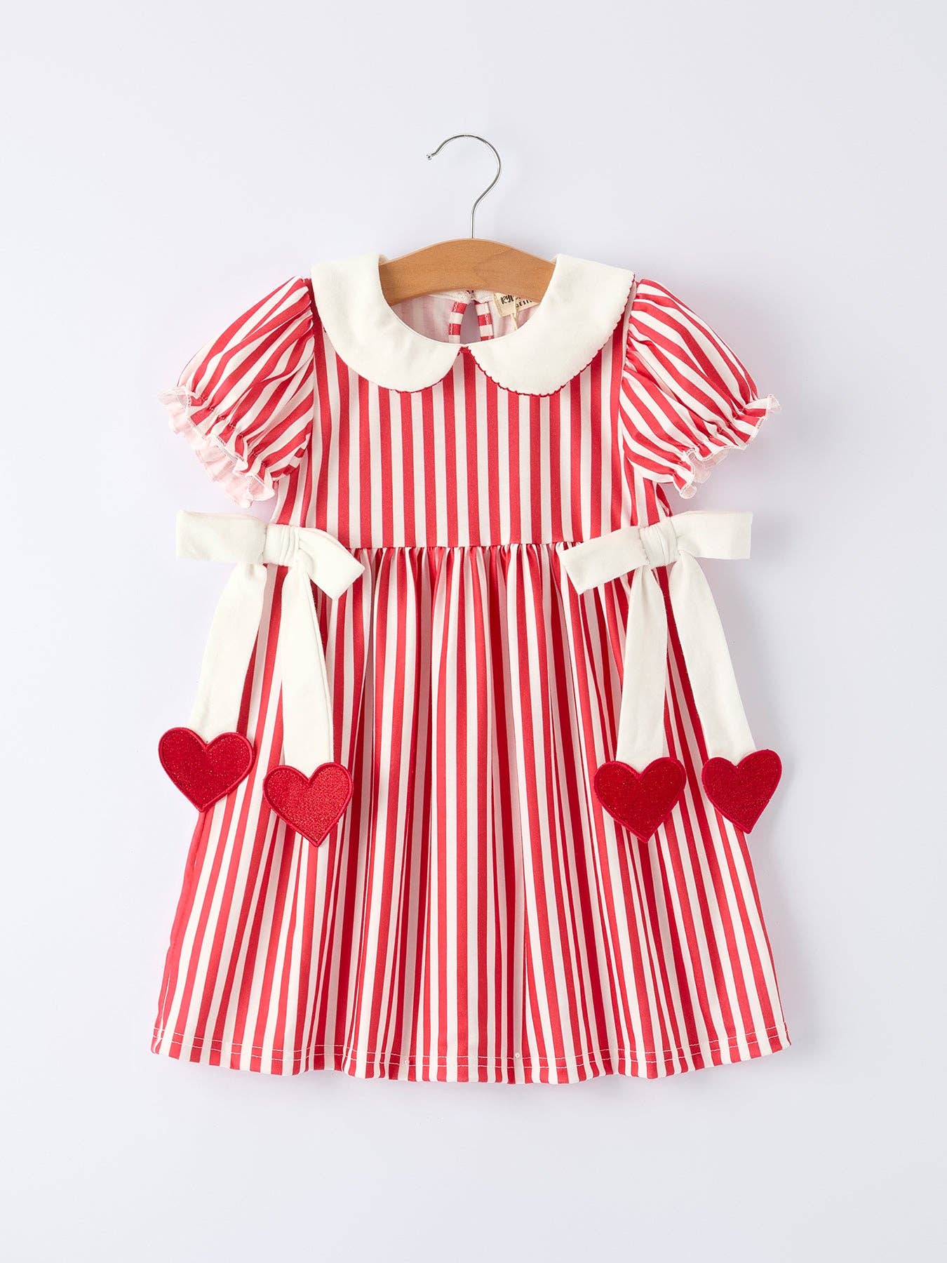 Lovey Dress in Red/White- Girls (2-6)
