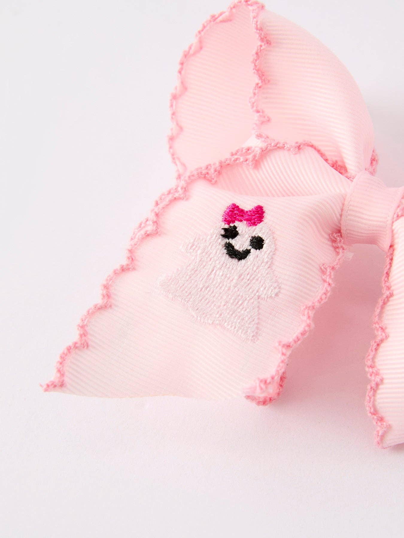 Ghost Bow Hairpin in Pink- Hair Accessories