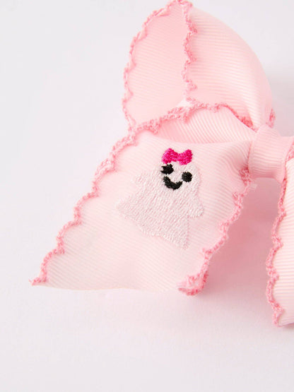 Ghost Bow Hairpin in Pink- Hair Accessories