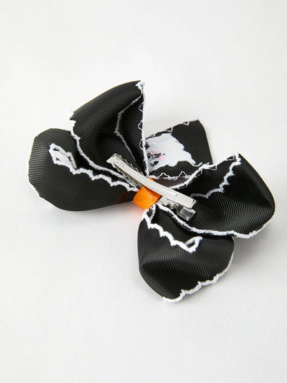 Ghost Bow Hairpin in Black- Girl Accessories