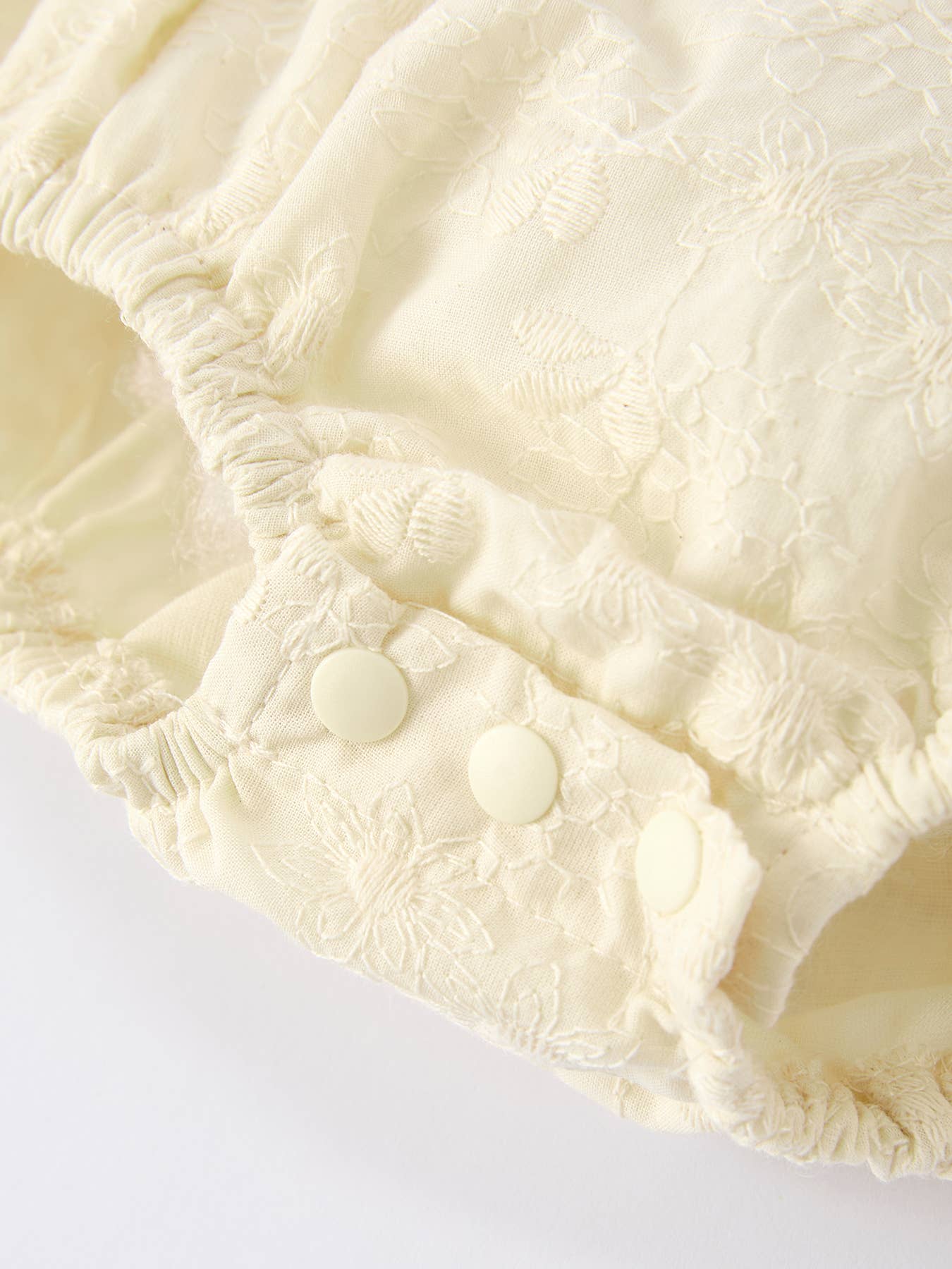 Adelaide Romper in Cream- Infant Girls (6M-24M)