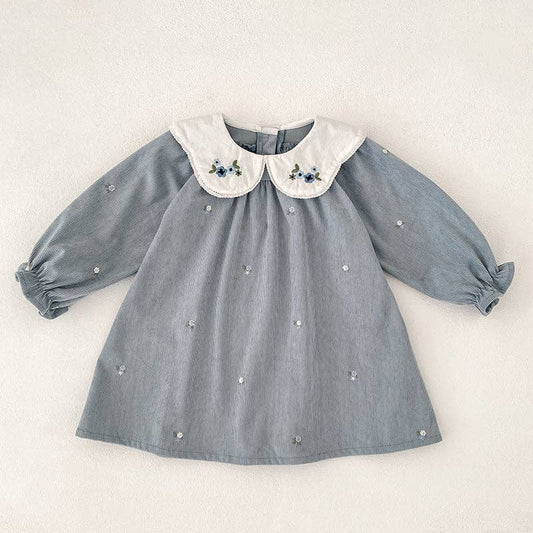 Bluebell Dress in Blue- Girls (2-6)