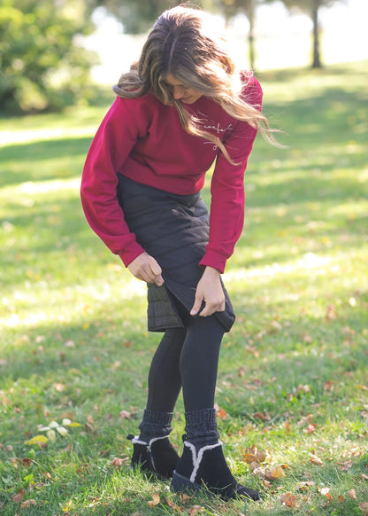 Icelyn Polar Snow Skirt in Black- Misses (XS-XL)