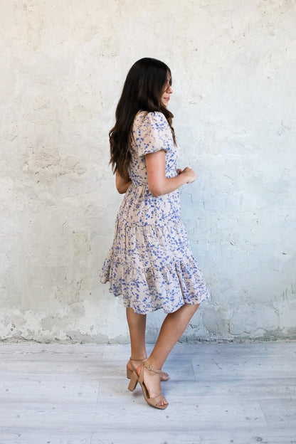 The Joan Dress in Wild Pansy- Misses & Plus (S-4X)