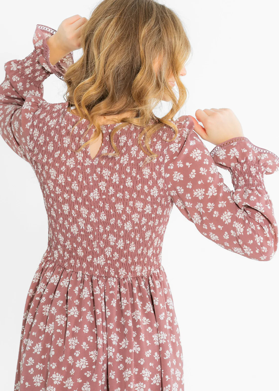 Kelsie Dress in Mauve- Misses and Plus (S-L,3X)