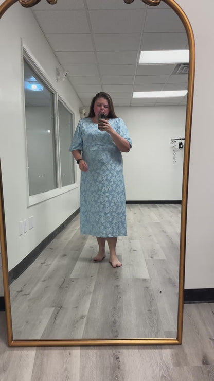 Blue Serenity Dress in Lt Blue- Misses & Plus (S,M,XL-3X)
