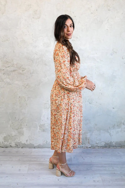 Lark Dress in Apricot Gelato- Misses & Plus (S-4X)