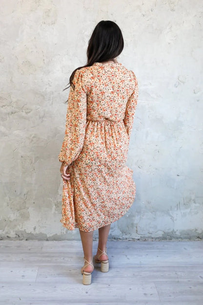 Lark Dress in Apricot Gelato- Misses & Plus (S-4X)