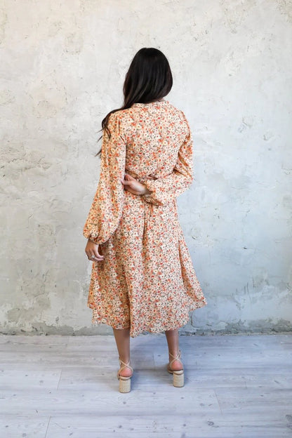 Lark Dress in Apricot Gelato- Misses & Plus (S-4X)