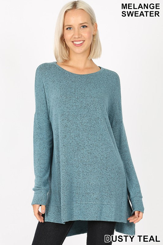 Kimberly Sweater in Hunter Green- Plus (1X-2X)