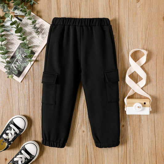 Cargo Pants in Black- Boys (3)