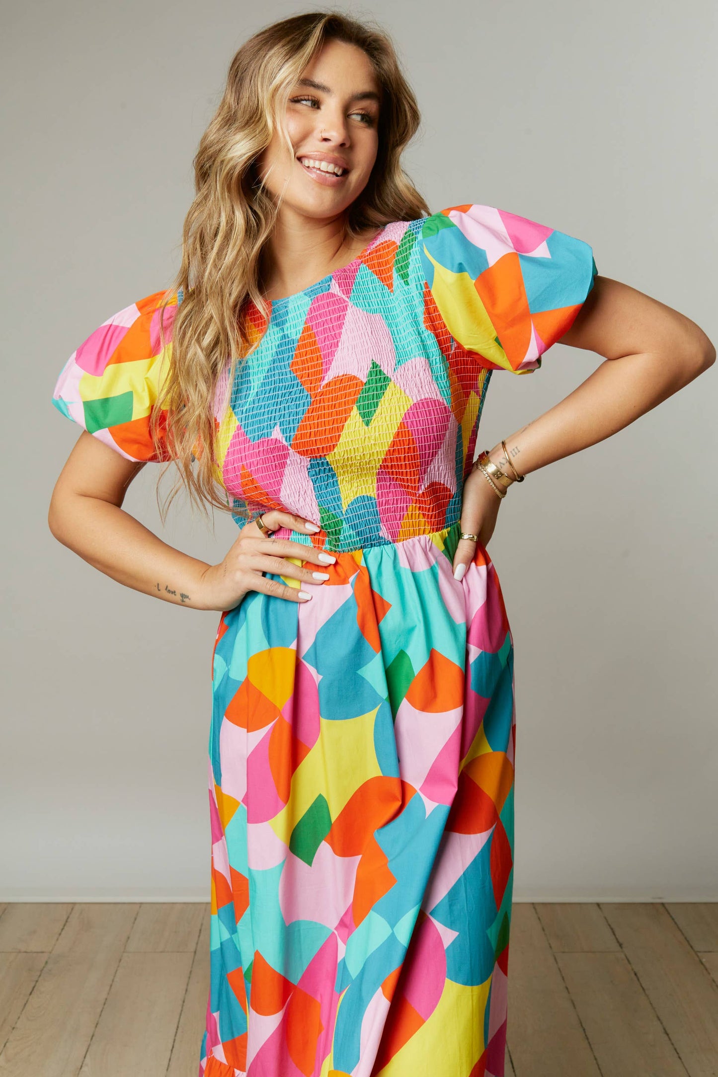 Colorful Dress in Multi- Misses (M&L)
