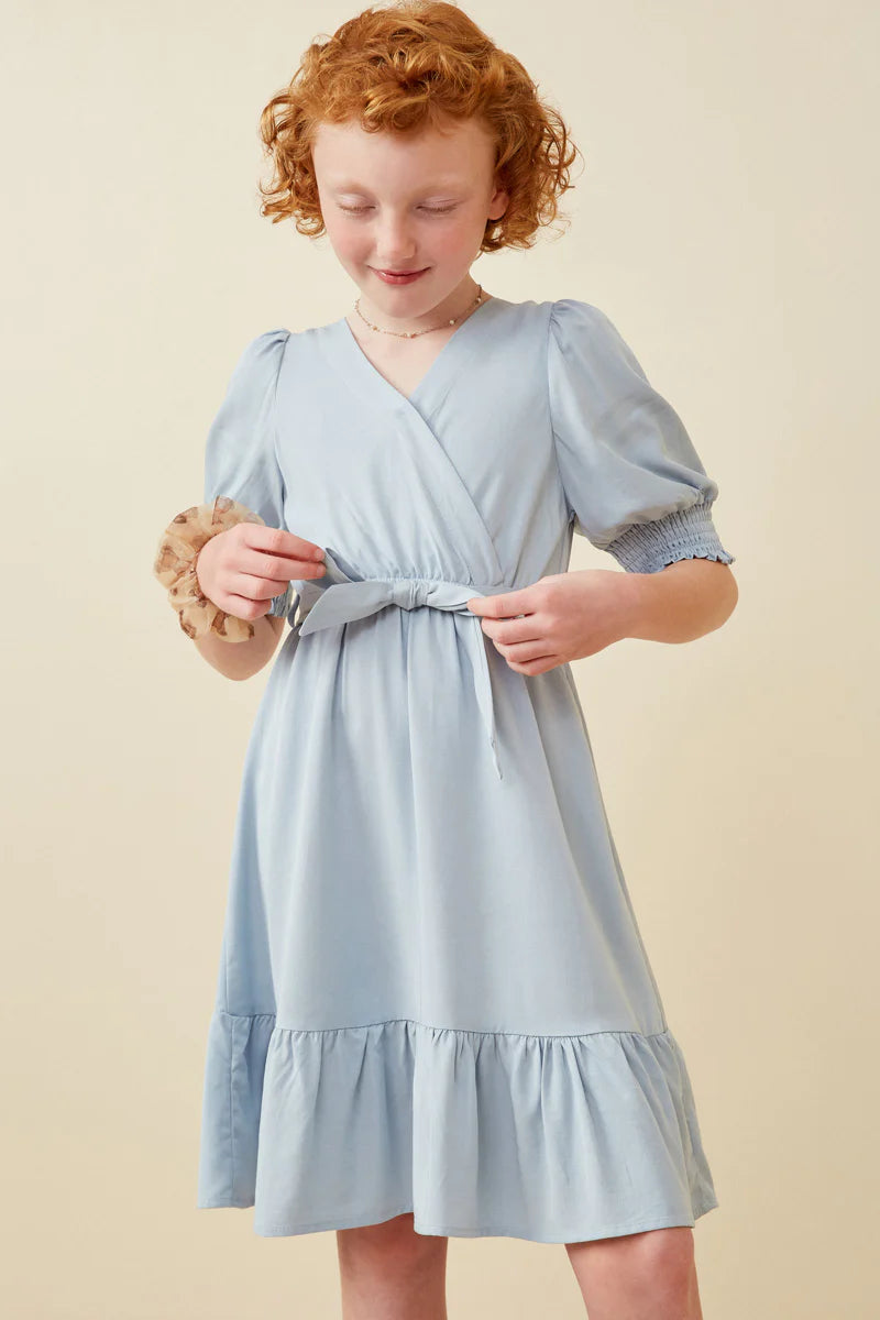 Gabriella Dress in Blue- Tween (S7/8 - XL13/14)