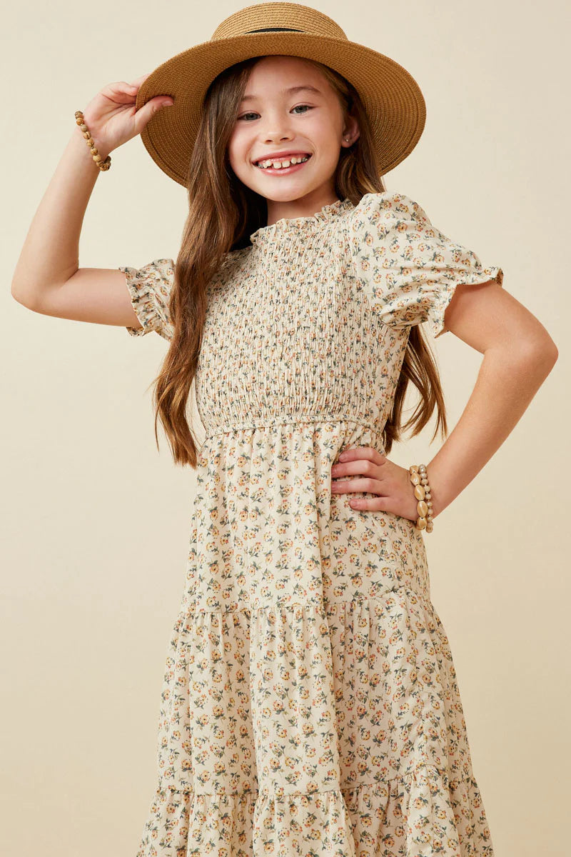 Dessa Dress in Cream Tween 7 8 13 14 Darlin s Modest Wear
