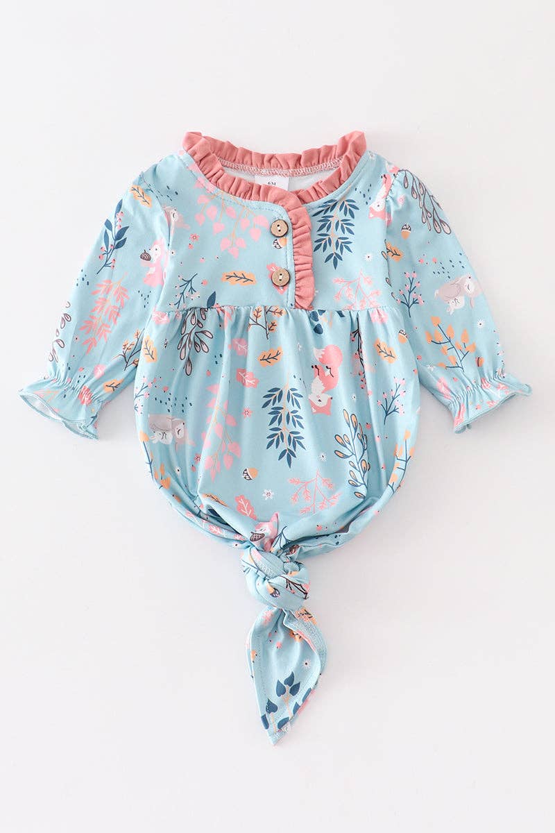 Leia Baby Gown- Girl Infants (3M-6M)