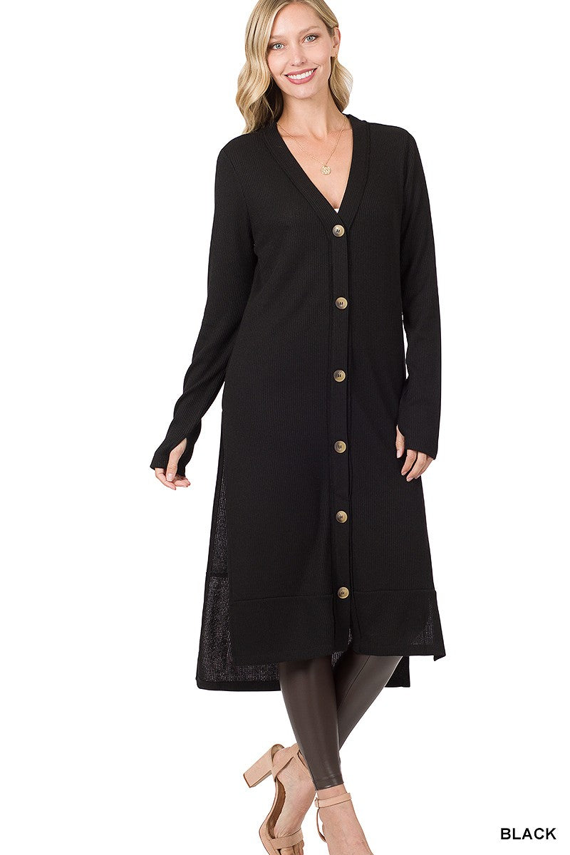 Hadleigh Cardigan in Black- Misses and Plus (S-3X)