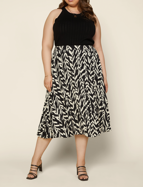 Carina Skirt in Black Ivory- Misses and Plus (S)