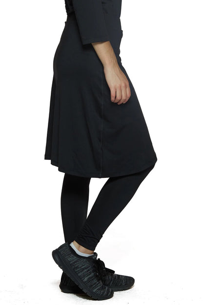 Ankle Faux Wrap Snoga in Black- Misses and Plus (XS-3X)