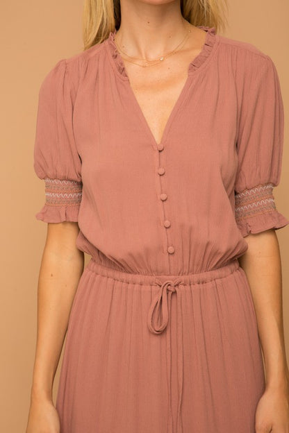 Ottilie Dress in Mauve- Misses (S-L)