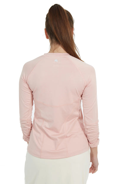 Snoga Active Top in Silver Pink- Misses and Plus (XS-2X)