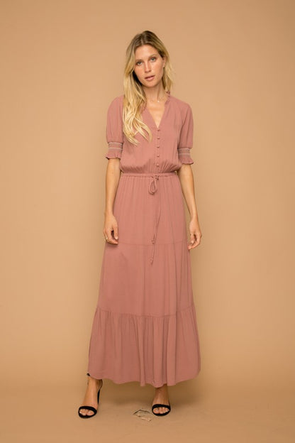 Ottilie Dress in Mauve- Misses (S-L)