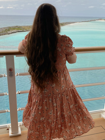 Mccall Dress in Coral Paradise- Misses and Plus (XS-2X)