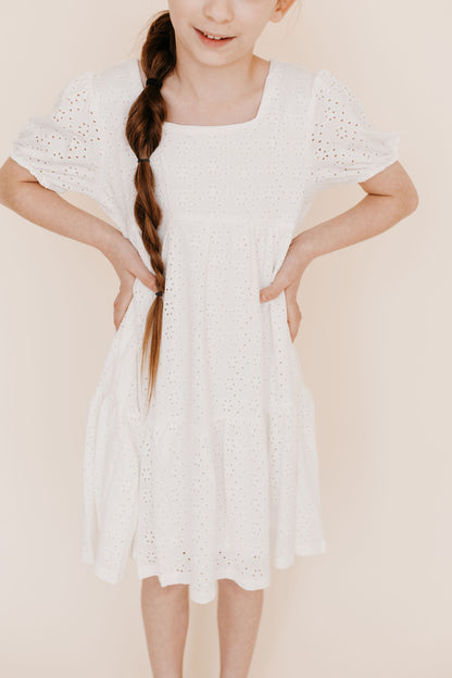 Ariella Dress in Ivory- Tween (S 7/8 - XL 13/14)